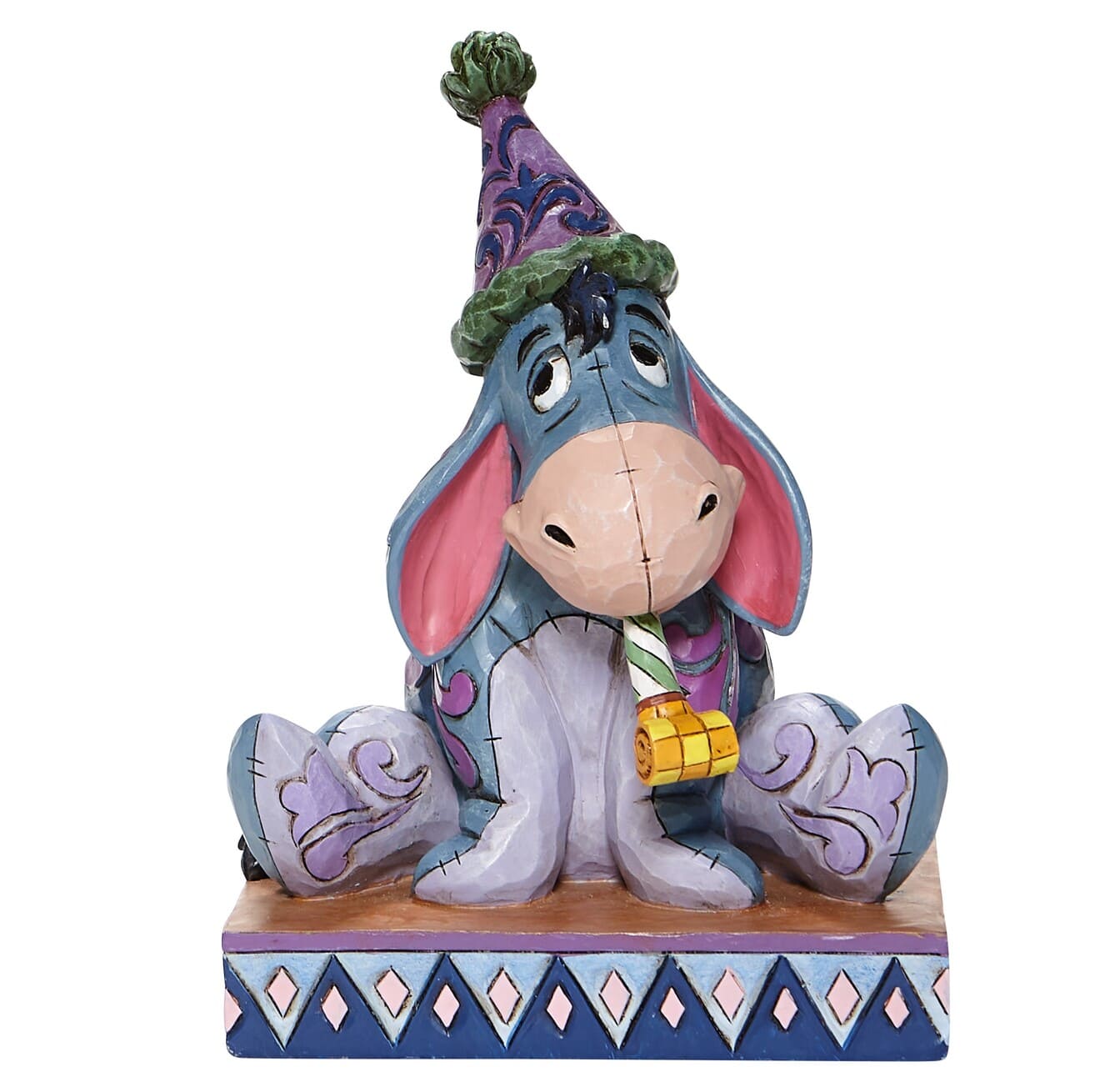 Disney Traditions, Jim Shore, Jim Shore Disney, Jim Shore Disneyfigur, Jim Shore Disney Figur, Birthday Blues, Eeyore with Birthday Hat, I-Aah mit Partyhut, Winnie the Pooh, Winnie Puuh, 6008074, A.A. Milne