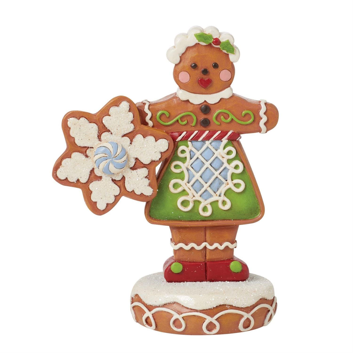 Jim Shore, Heartwood Creek, Jim Shore Santa, 6015437, Gingerbread Sweetie, Gingerbread Girl, Lebkuchenfrau, Lebkuchenmädchen,  Jim Shore Weihnachtsfigur