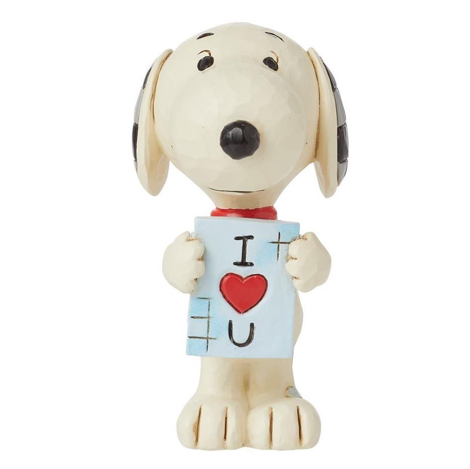 Jim Shore, Peanuts, Peanuts by Jim Shore, I Love You Snoopy, Minifigur, Liebesbotschaft, Valentinstag, Hochzeitstag,  6016260, Snoopy mit Herz