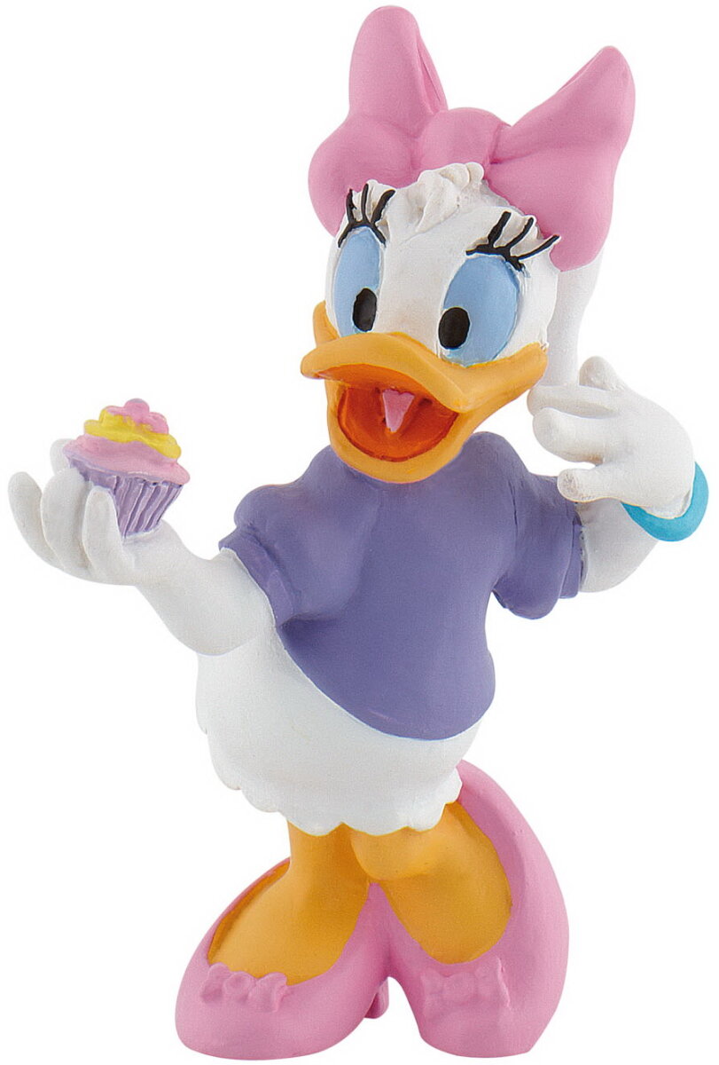 Micky & Friends - Daisy mit Cupcake /  Walt Disney Spielfigur - Tortenfigur - Disneyfigur Bullyland 15337