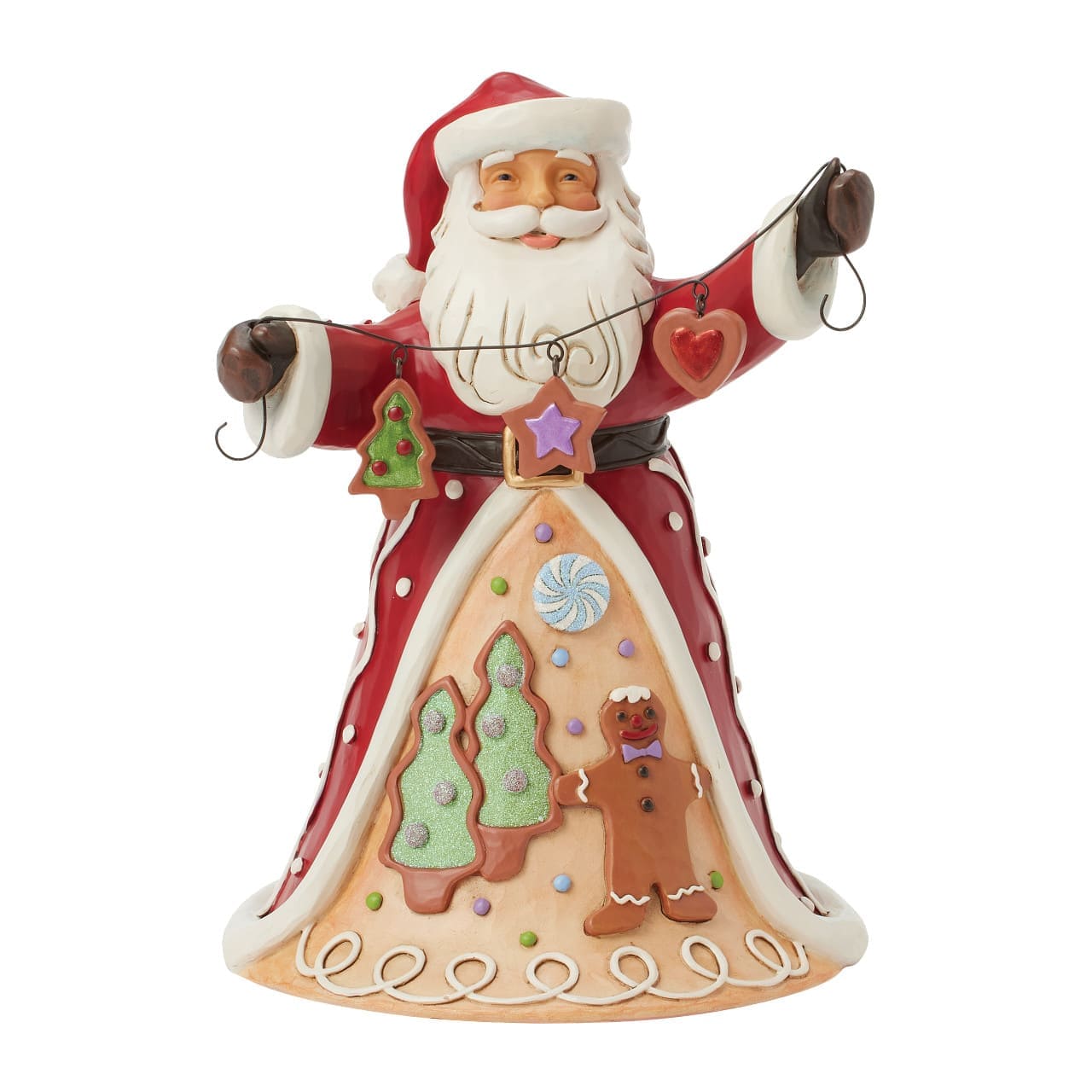 Sugar Cookie Charms Santa - Weihnachtsmann Lebkuchengirlande - Heartwood Creek Jim Shore 6017264