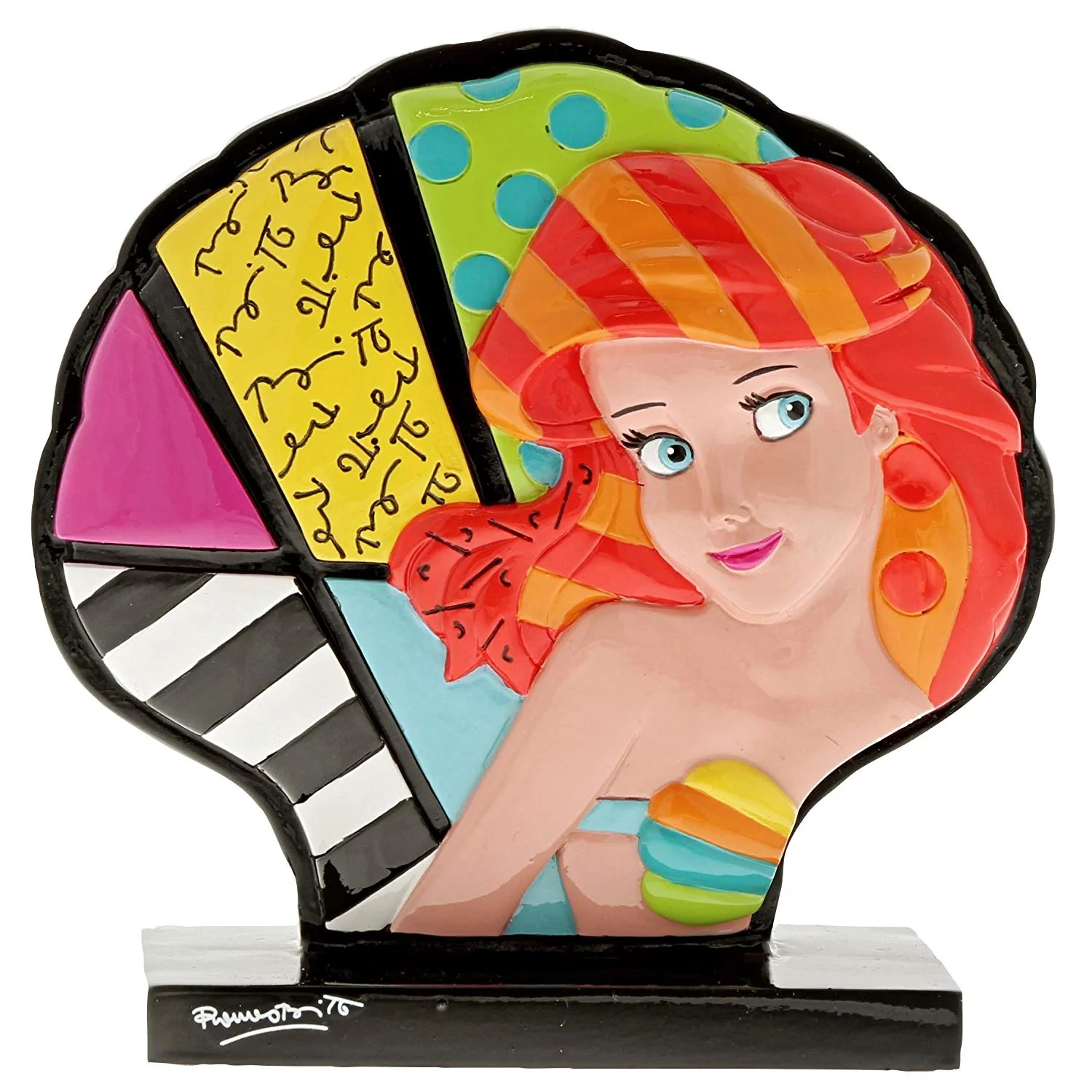 Icon - Ariel Shell / Arielle Muschel Disney Romero Britto 6001007