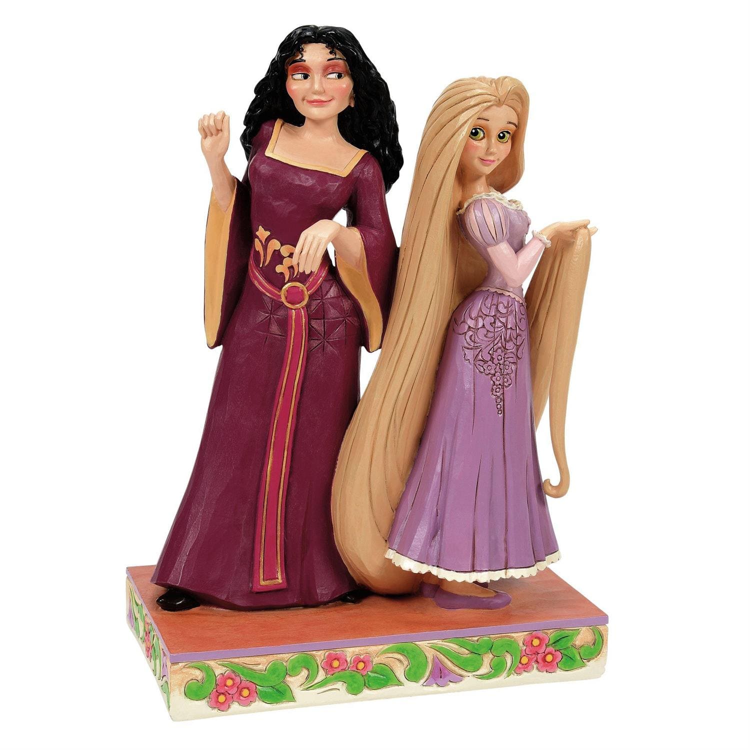 Disney Traditions, Jim Shore, Jim Shore Disneyfigur, 6014325, Rapunzel vs. Mother Gothel, Rapunzel & Mutter Gothel, Selfish & Spirited, Jim Shore Disney, Good vs. Evil, Good & Evil