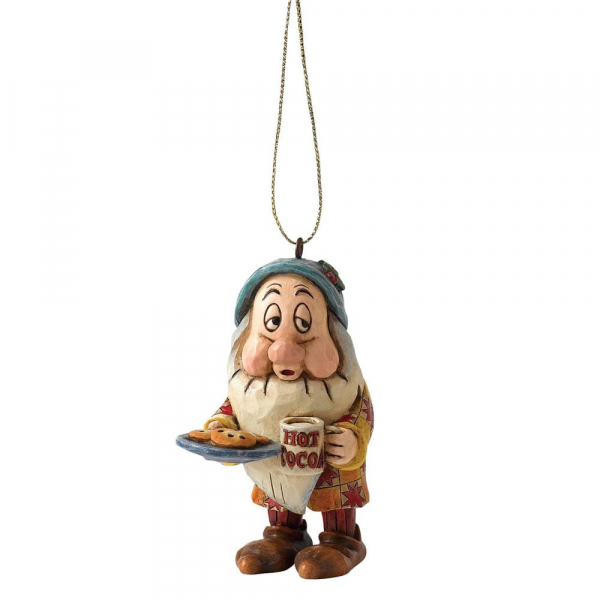 Disney Traditions, Jim Shore, A9041, Sleepy, Schlafmütze, Jim Shore Weihnachtsanhänger, Schneewittchen, Snow White, Jim Shore Disney, Jim Shore Disneyfigur, Jim Shore Walt Disney