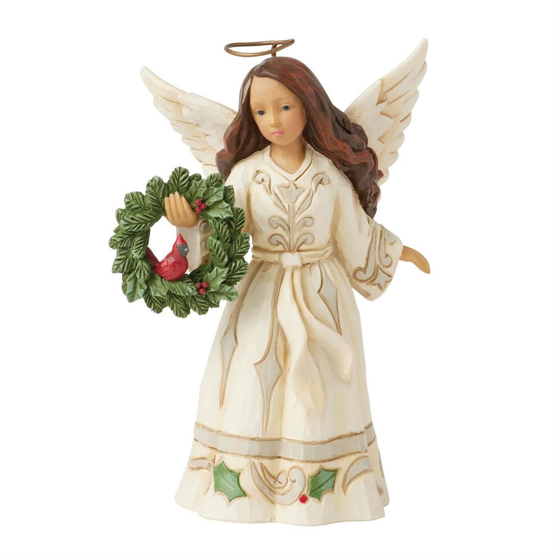 Winter's Song Angel / Winterlied Engel White Woodland Collection - Heartwood Creek by Jim Shore 6017174