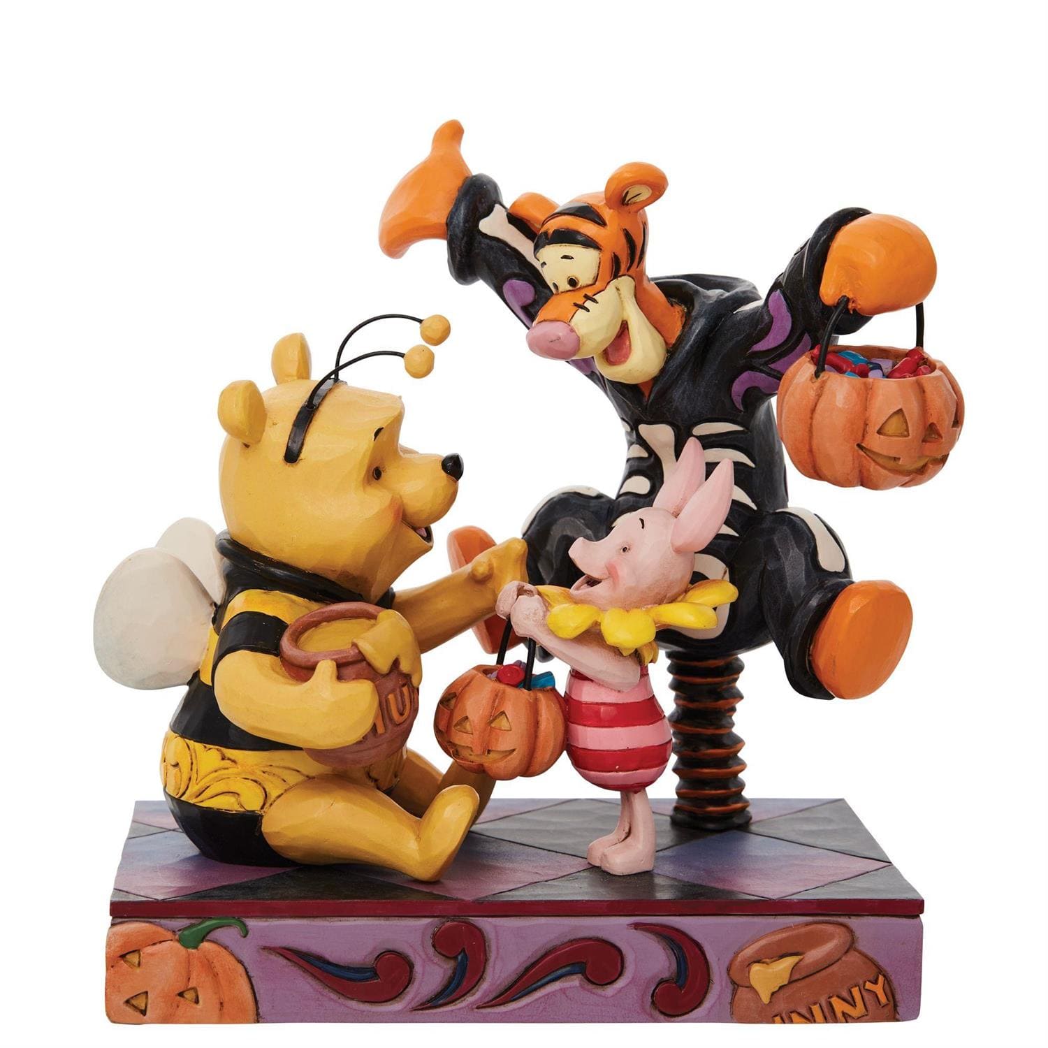 Disney Traditions, Jim Shore, 6010864, Winnie Pooh & Friends Halloween im Hundermorgenwald, Halloween 100 acre Wood,  Jim Shore Disneyfigur, Jim Shore Disney Traditions, Jim Shore Winnie Pooh, Disney Traditions Winnie Puuh