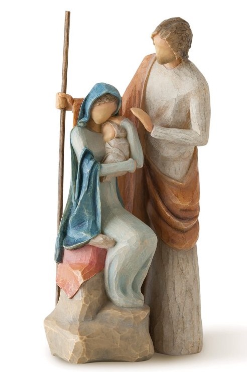 Weihnachtskrippe -  The Holy Family - Heilige Familie  / Willow Tree Krippe by Susan Lordi 26290