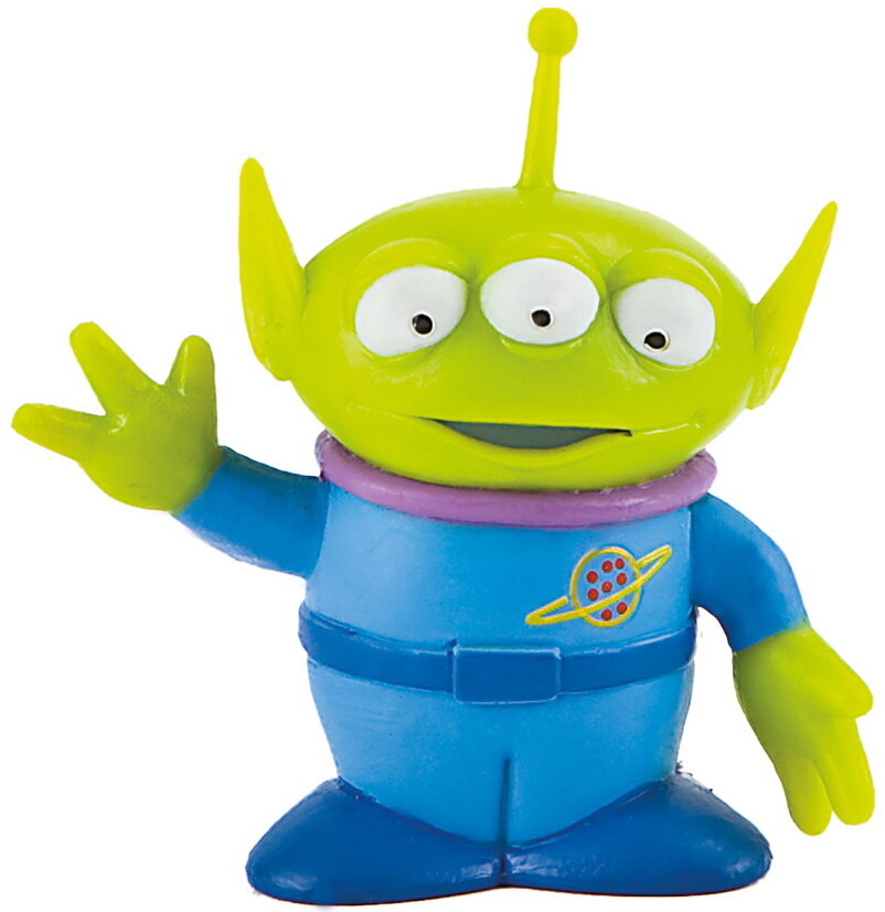 Toy Story - Alien / Außerirdischer -  Walt Disney Spielfigur - Tortenfigur - Disneyfigur Bullyland 12765