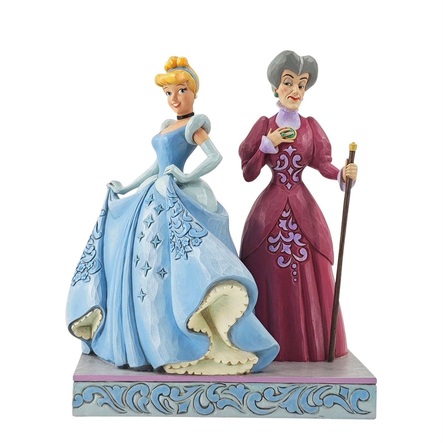 Disney Traditions, Jim Shore, Jim Shore Disneyfigur, 6014324, Cinderella vs. Lady Tremaine, Cinderella & Lady Tremaine, Cruel and Compassionate, Jim Shore Disney, Good vs. Evil, Good & Evil