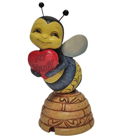 Jim Shore, Heartwood Creek, Jim Shore Heartwood Creek, Jim Shore Ostern, 6010271, Honey Bee with Heart, Honigbiene mit Herz, Jim Shore Frühling, Jim Shore Tiere