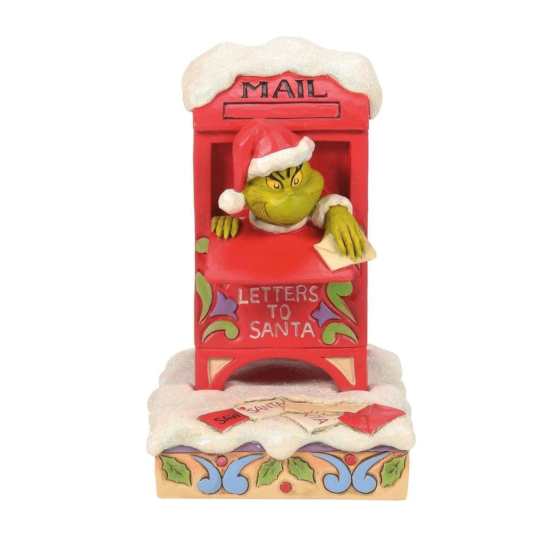 Grinch in Mailbox / Grinch in Briefkasten Letters to Santa - Grinch by Jim Shore 6017057