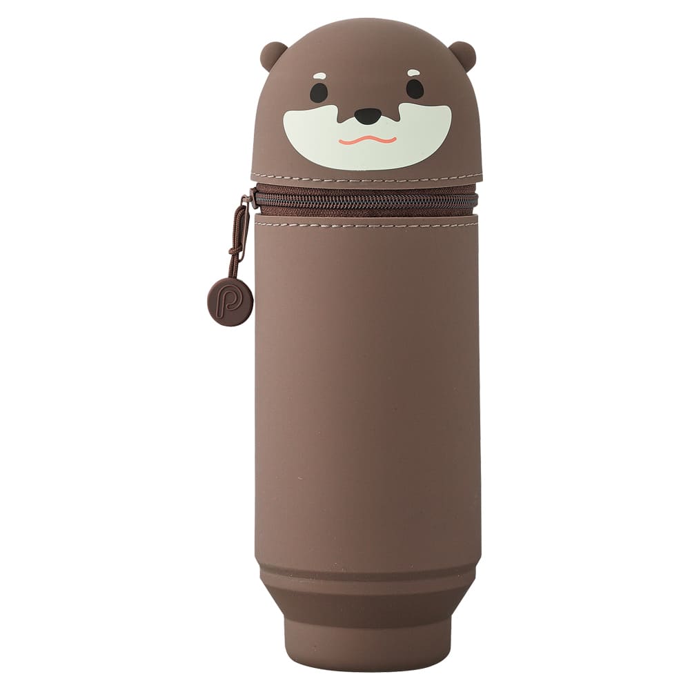 PuniLabo, Punilabo, Lihit LaPuniLabo, Punilabo, Lihit Lab, Federtasche und Stiftehalter, stehende Federtasche, Pencil Case, animal, Tiere, stand up pen case, A7714-14, Federtasche XL Otter, Schlamper, Faulenzer, Federmappeb, Federtasche und Stiftehalter, 